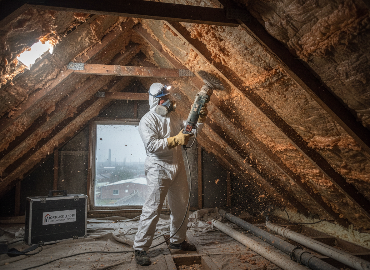 Mortgage Lender Spray Foam Removal in Scunthorpe, Lincolnshire
