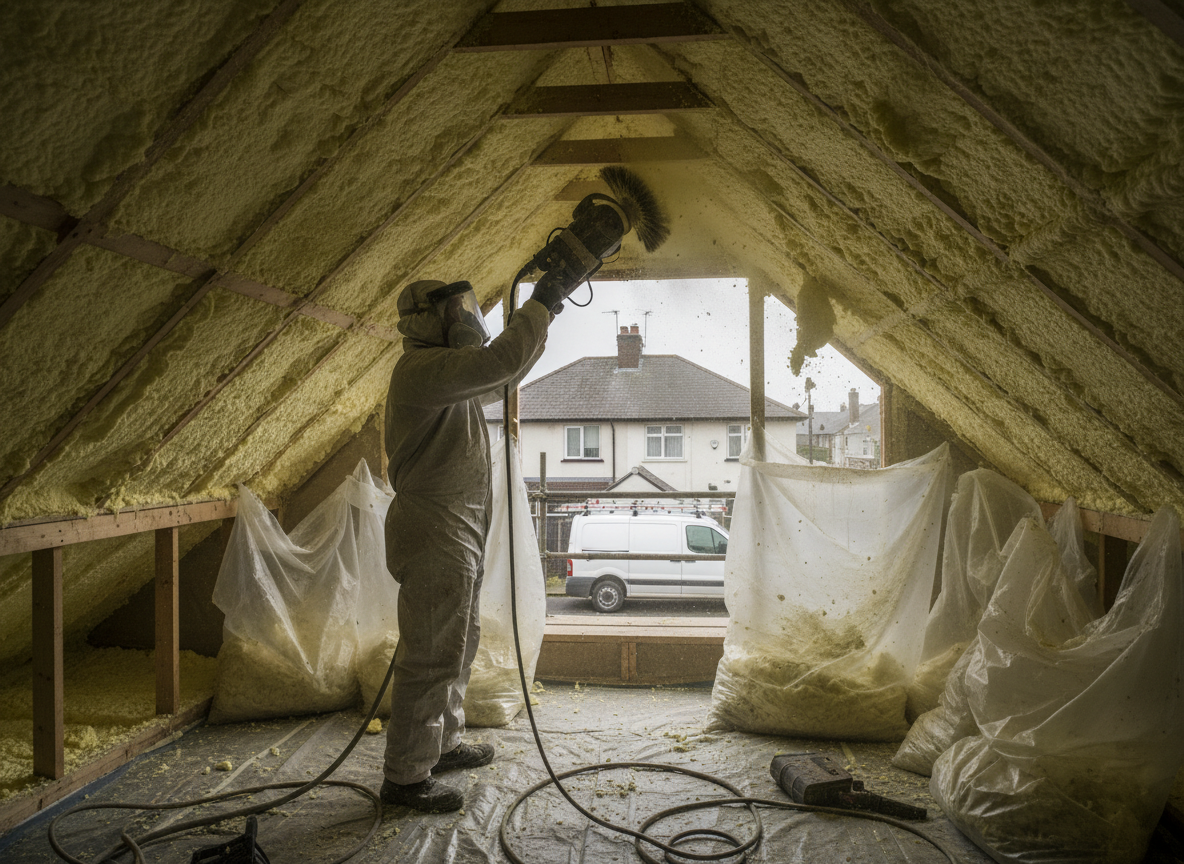 Spray Foam Removal in Keadby